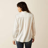 Ariat Ladies Billie Jean Shirt - Cloud Dancer Dobby - 10062673
