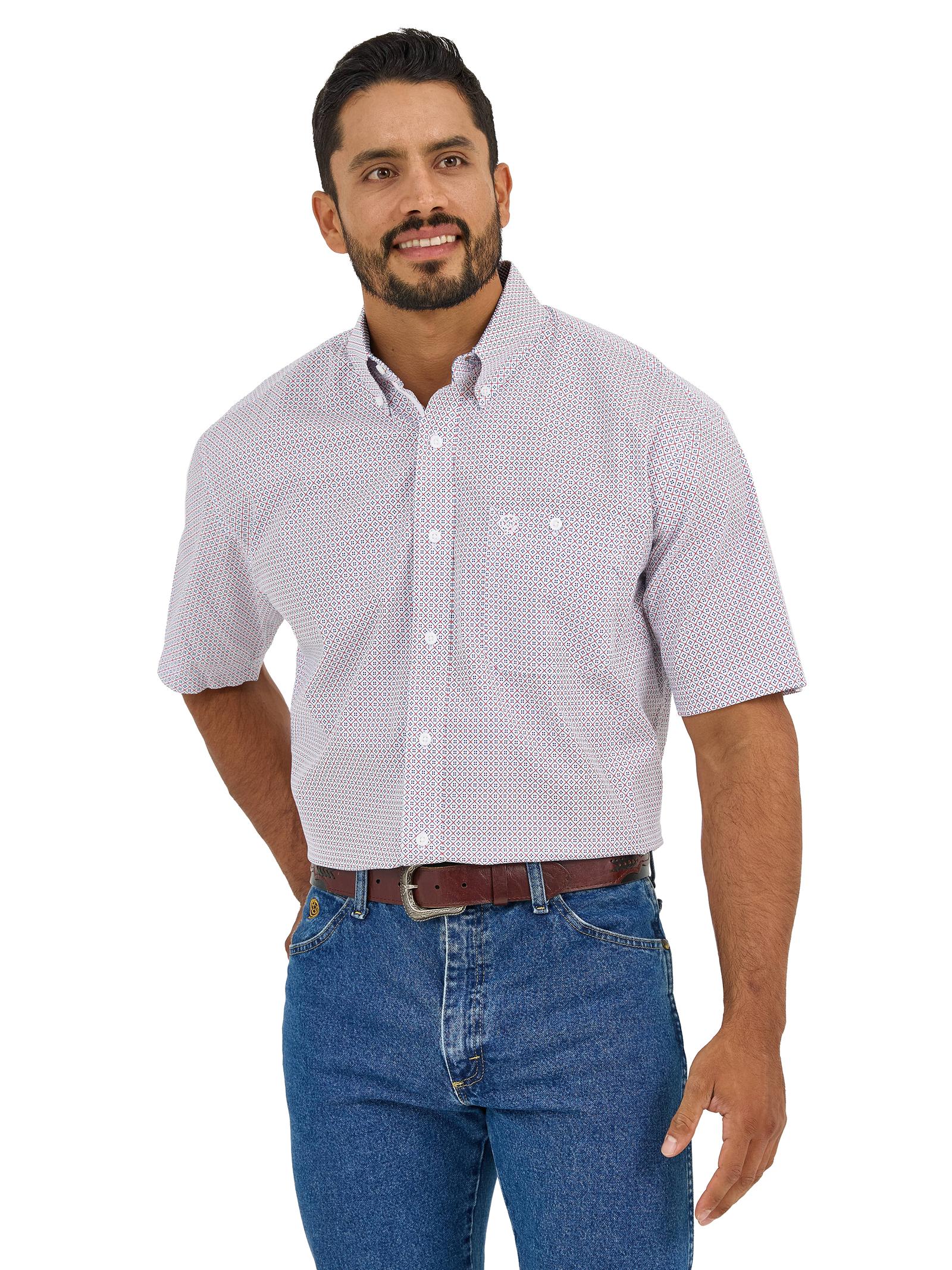 Men's Wrangler George Strait Short Sleeve Button Down - 112365406