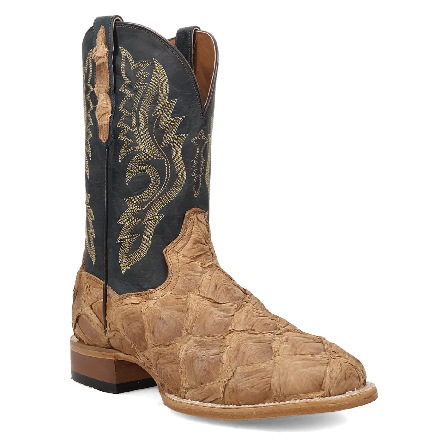 Dan Post Mens Raymond Tan and Blue Raymond Pirarucu Boot-DP5189