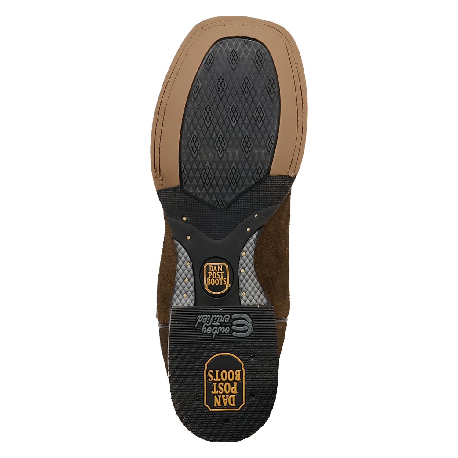 Dan Post Mens Snyder Tan and Brown Leather Boot-DP5193