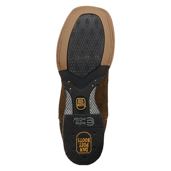 Dan Post Mens Snyder Tan and Brown Leather Boot-DP5193