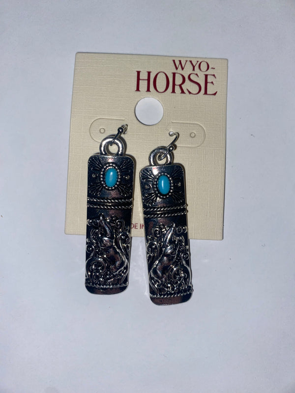 WYO Horse-Inc Western Horse Totem Earrings JE391