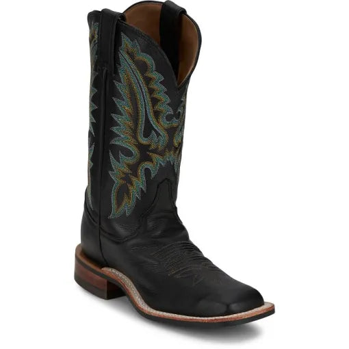 Justin Women’s Shay Jet Black Cowhide Boots BR541