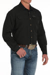 Cinch Mens Black Button Arena Flex Shirt-MTW1722002