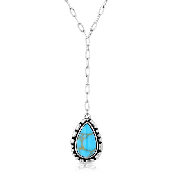 Montana Silversmiths Prickly Pear Turquoise Necklace-NC6126