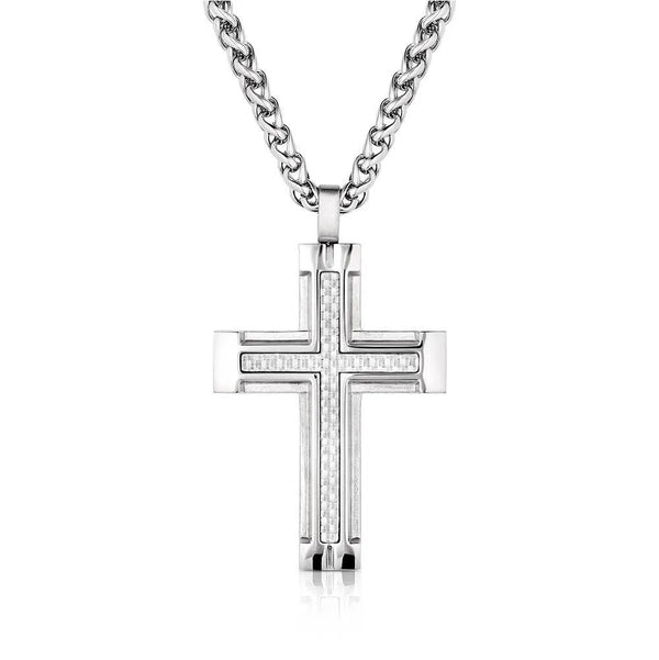 Montana Silversmiths Heros Belief Cross Necklace-NC6163
