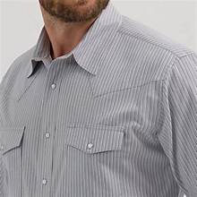 Wrangler Men's Classic Pearl Snap Stripe Shirt 112355361