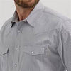 Wrangler Men's Classic Pearl Snap Stripe Shirt 112355361