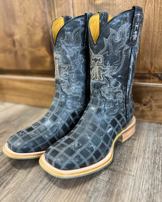 Tin Haul Men s King Of Clubs Square Toe Boots 14 020 0077 0510