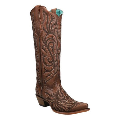 Corral Ladies Embroidered Snip Toe Cowbot Boots-Z5298 Corral Ladies Embroidered Snip Toe Cowbot Boots-Z5298