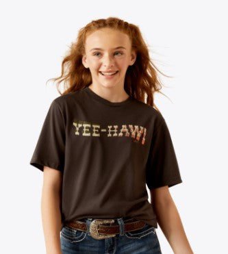 Ariat Youth Yee Haw Twist T-Shirt-10058867