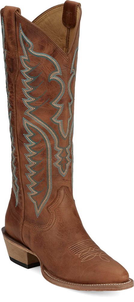 Justin Ladies Evelyn Tall Brown Boot-VN4402 Justin Ladies Evelyn Tall Brown Boot-VN4402