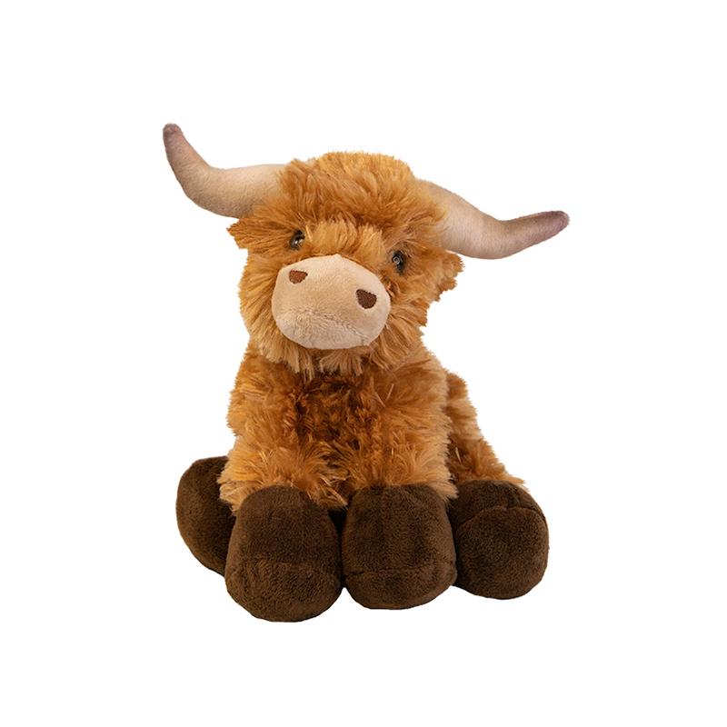 Wishpets 11" Poseable Highland Cow 95082