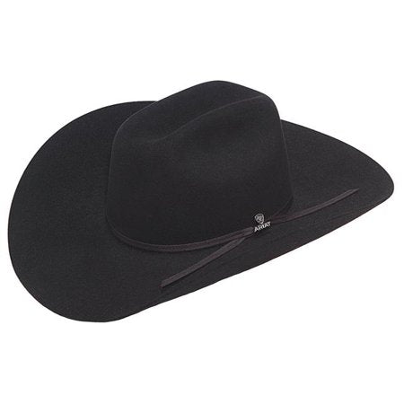 Ariat Western Cowboy Hat Adult 6X Rabbit Fur A7630401 Black