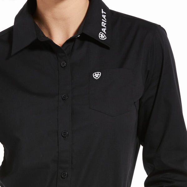 Ariat Ladies Team Kirby Stretch Shirt Black 10033034