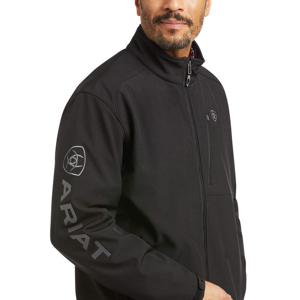 Ariat Men's Logo 2.0 Patriot Softshell Water Resistant Jacket Black 10037439