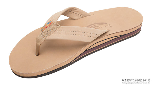 Rainbow Ladies Double Layer Premier Leather with Arch Support 302ALTS0-SRBR