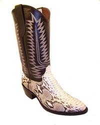 Cowtown Men's Natural Python Boots W808