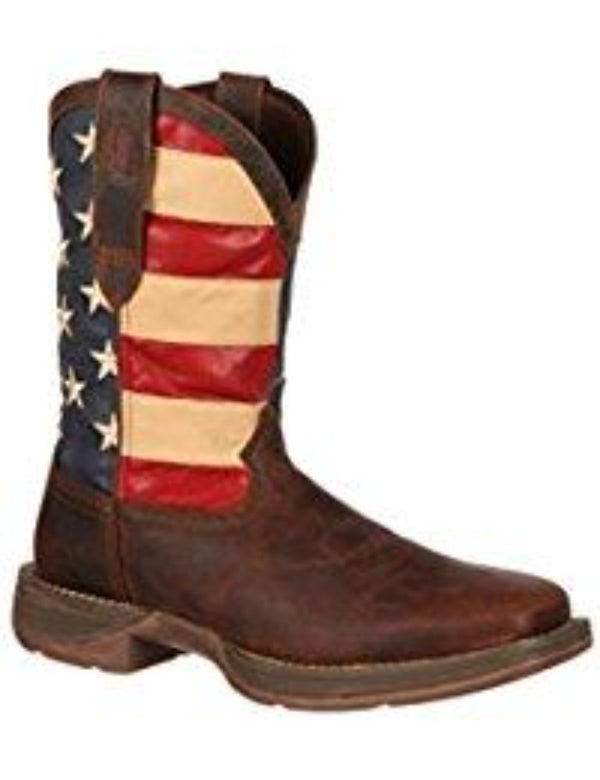 Durango Men's Patriotic Pull-On Western Flag Boots DB5554