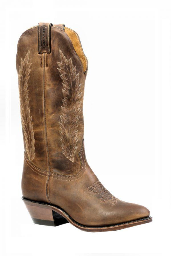 Boulet Ladies Fancy Stitched Western Boots 9026