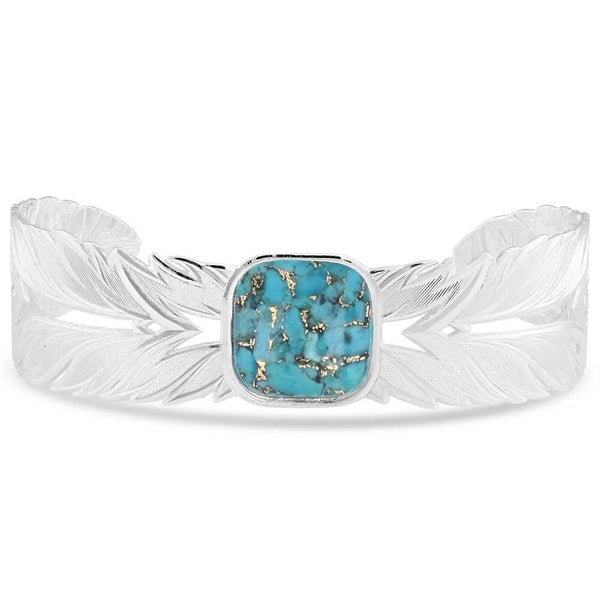 Montana Silversmiths Freedom Feather American Made Bracelet-AMBC5459