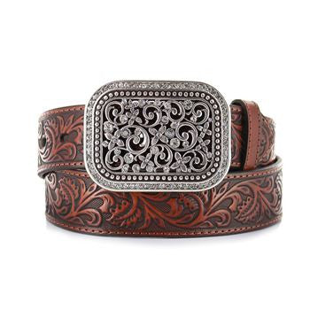 Ariat Women’s Tooled Leather Belt A10006957