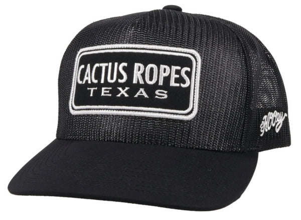 Hooey Cactus Ropes Texas, 5 Panel Trucker Hat #CR075