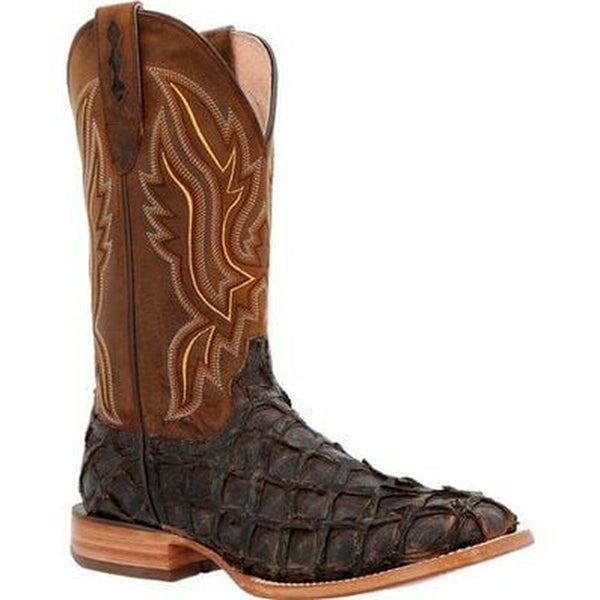 Durango Men's Premium Exotics Dark Brown Pirarucu Western Boots DDB0380
