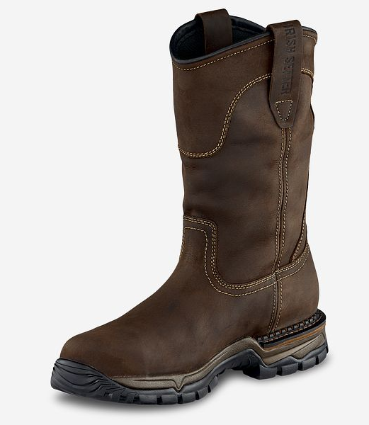 Irish Setter Men's Two Harbors 11-inch Waterproof Leather Safety Toe Pull-On Boot  83906