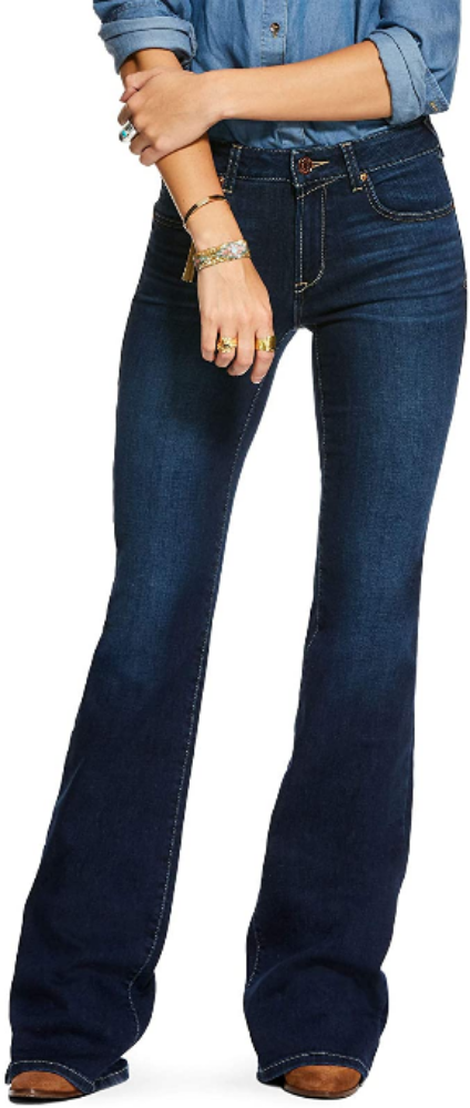Ariat Ladies Ultra Stretch Perfect Rise Katie Flare Jean 10027692