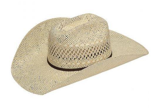 Twister Mens Twisted Weave Straw Cowboy Hat 71/4 Natural T71616