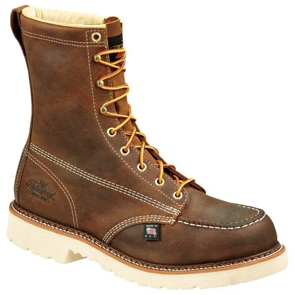 Thorogood mens 8" Steel Toe Work Boot (U.S.A. Made) 804-4378