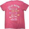 Old Row Wine Not Ladies Pocket Tee-WROW3571