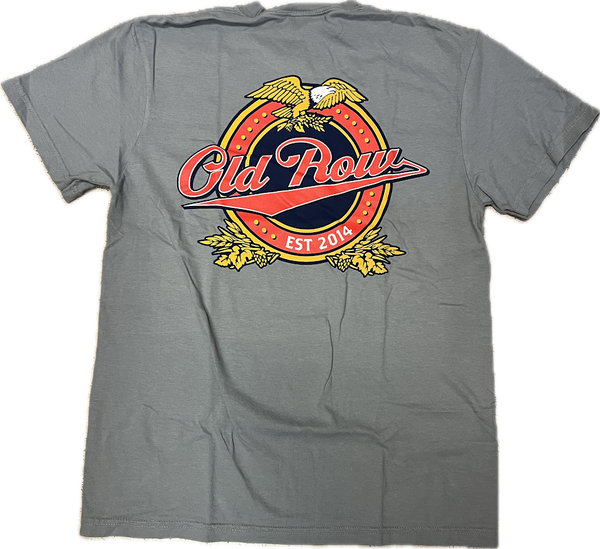 Old Row The Eagle Crest Pocket Tee Mystic Blue-WROW3553