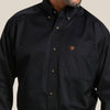 Ariat Men's Solid Twill Shirt -Black - 10000502