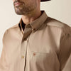 Ariat Men's Solid Twill Shirt - Tan - 10000505