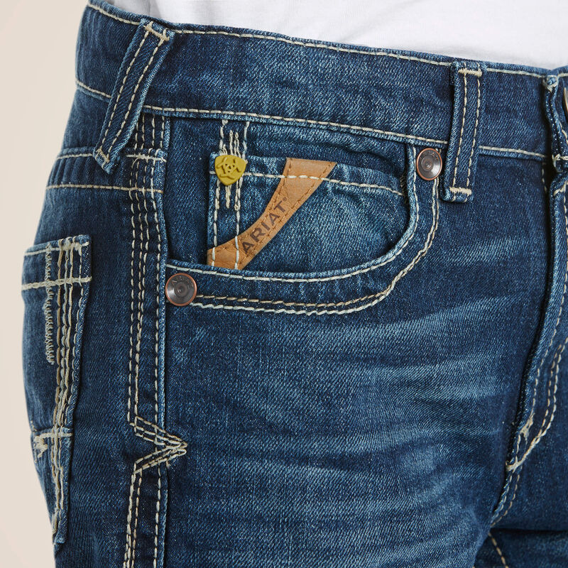 Ariat Boys B5 Slim Boundary Stackable Straight Leg Jean-10018338