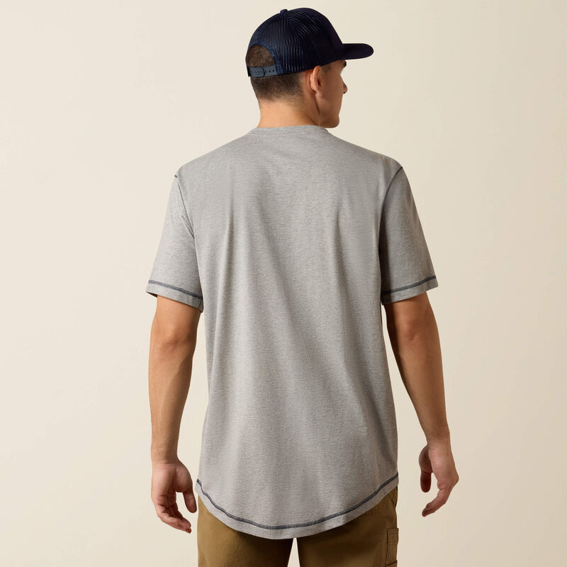 Ariat Men's Rebar Workman T-Shirt - Heather Grey - 10019131