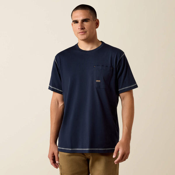 Ariat Men's Rebar Workman T-shirt Navy 10019132