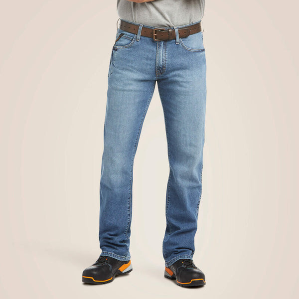 Ariat Men's Rebar M4 Relaxed DuraStretch Basic Boot Cut Jean 10021854