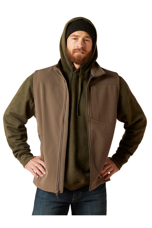 Ariat Men's Logo 2.0 Softshell Banyan Bark Vest 10046614