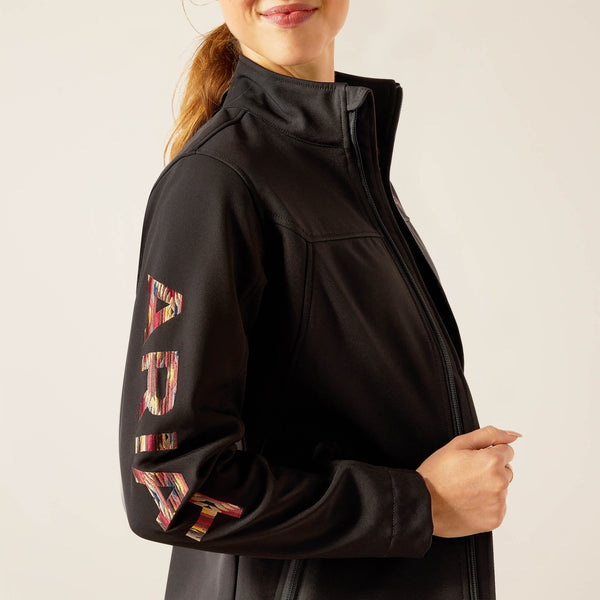 Ariat Ladies New Team Softshell Jacket Black/Mirage 10046686