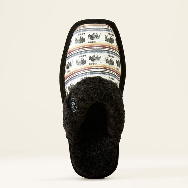 Ariat Ladies Jackie Square Toe Buffalo Print Slippers AR2830-990