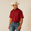 Ariat Men's 360 Airflow Classic Fit Shirt Merlot 10048569