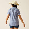Ariat Ladies VenTEK Short Sleeve Shirt - Blue Paisley - 10051374