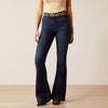 Ariat Ladies High Rise Alex Flare Jeans - Midnight - 10053531