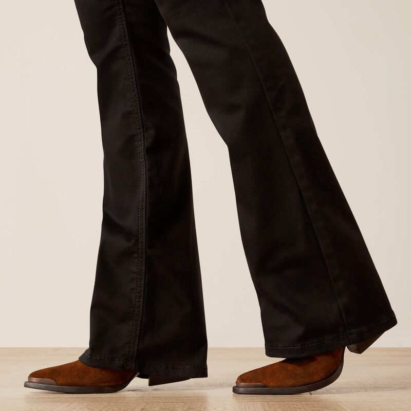 Ariat Ladies Perfect Rise Ella Boot Cut Jeans - Black - 10053533
