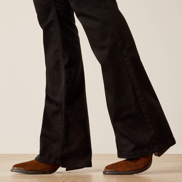 Ariat Ladies Perfect Rise Ella Boot Cut Jeans - Black - 10053533