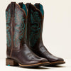 Ariat Ladies Gillete Western Boot - Arizona Brown / Marble Brown - 10053606