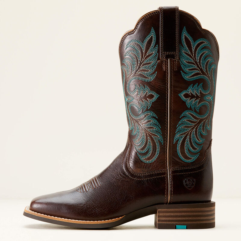 Ariat Ladies Gillete Western Boot - Arizona Brown / Marble Brown - 10053606
